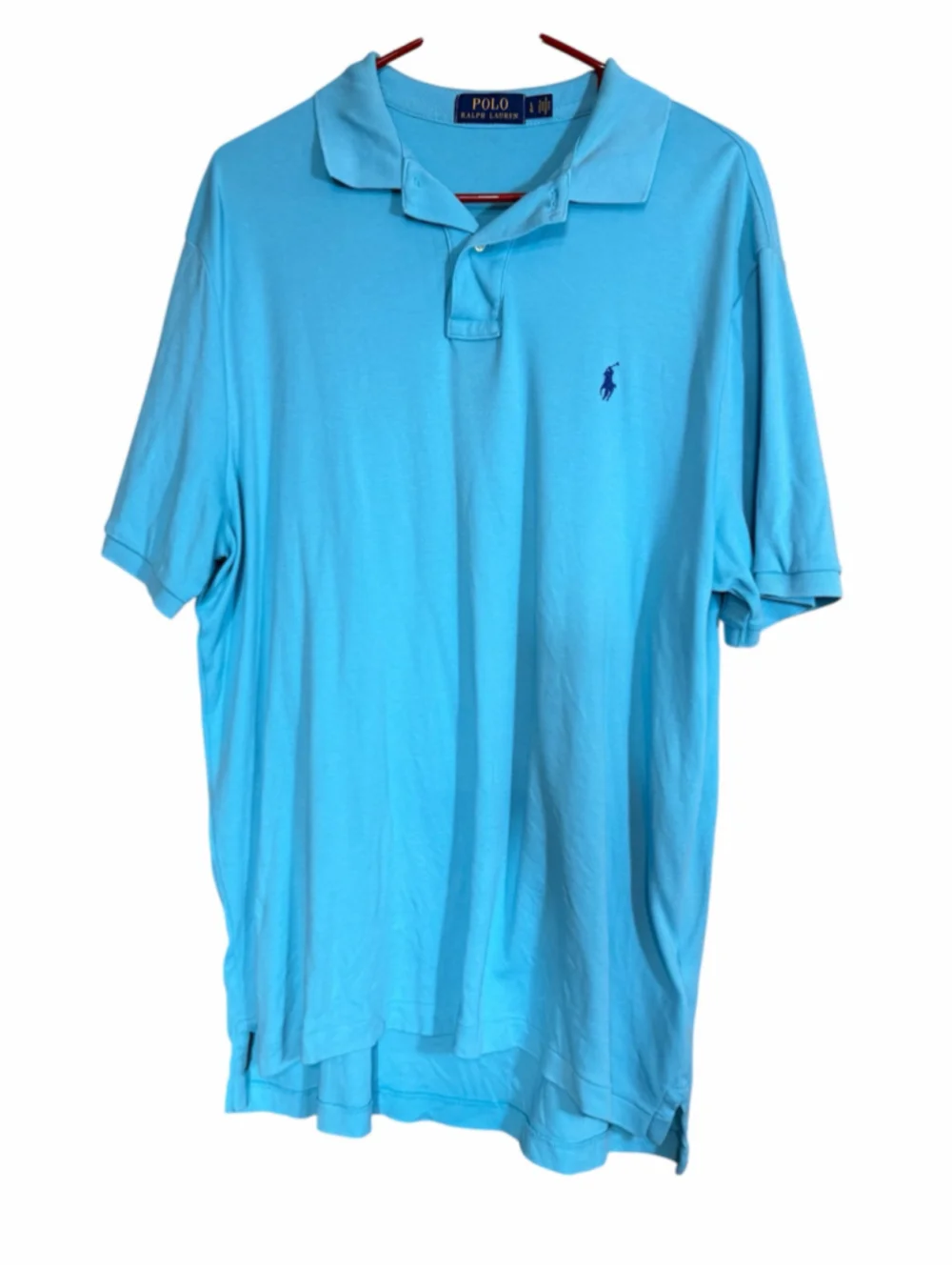 Polo Ralph Lauren Light Blue short sleeve Polo Shirt mens Large